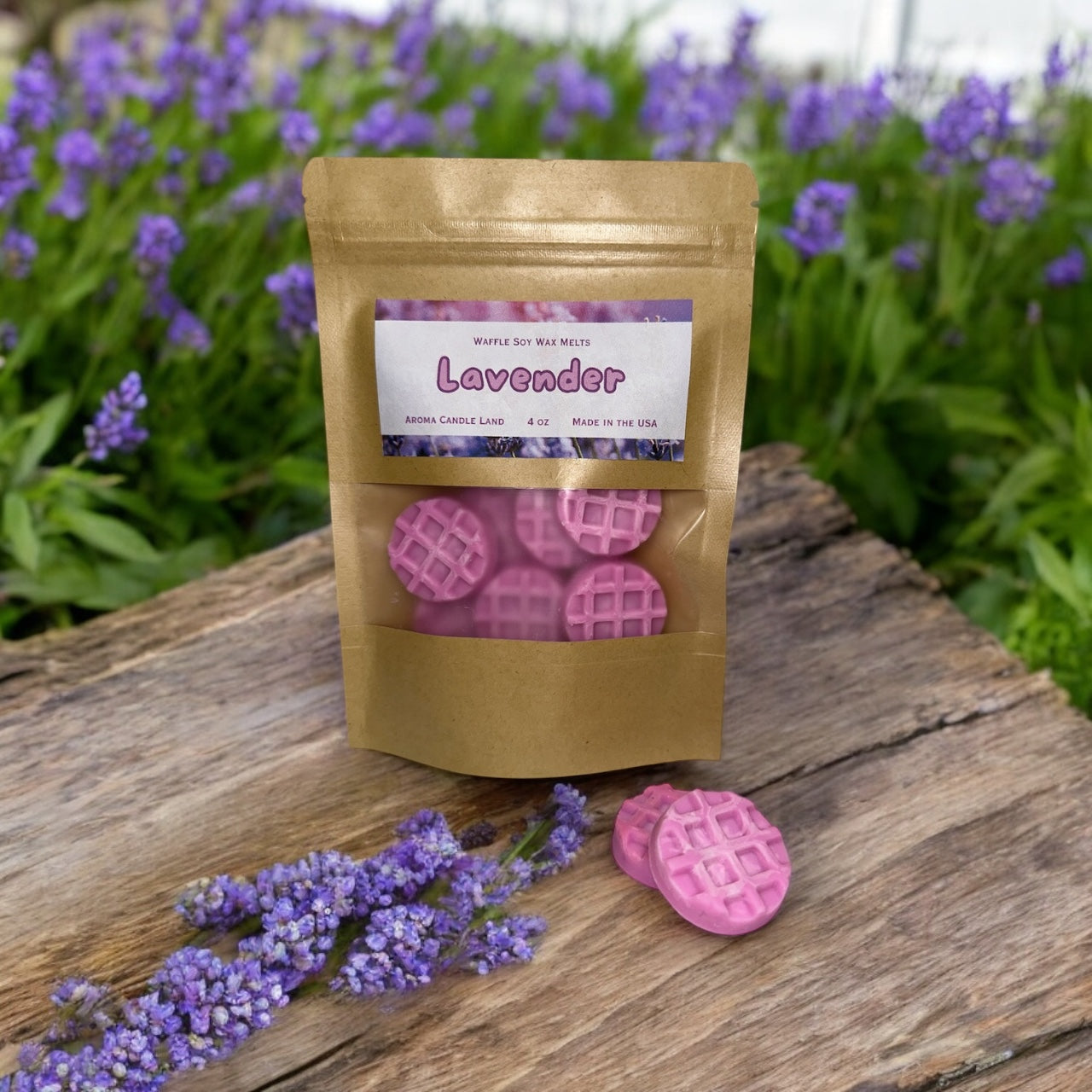 Lavender Waffle Soy Wax Melt