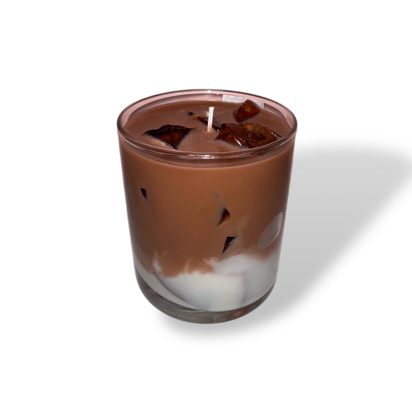 Iced Coffee Latte Decorative Candle