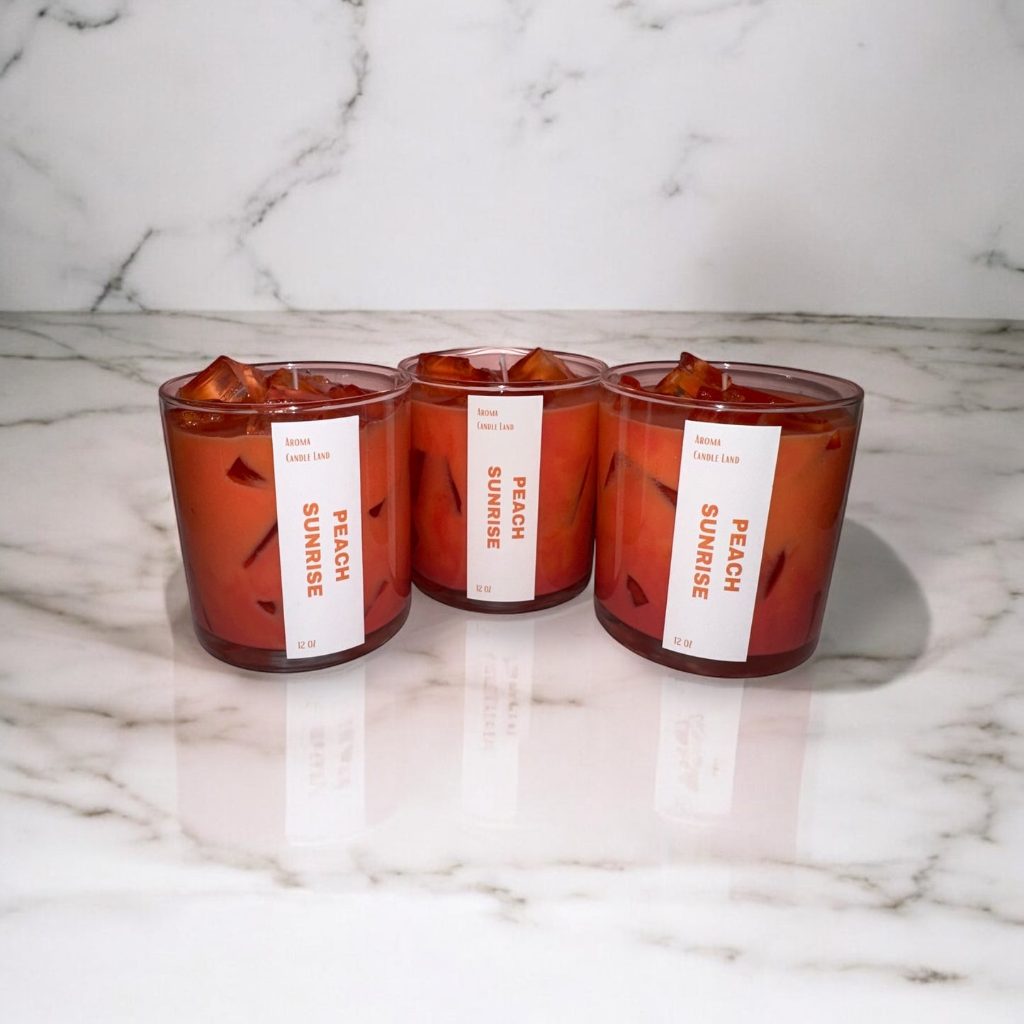 Peach Sunrise Candle