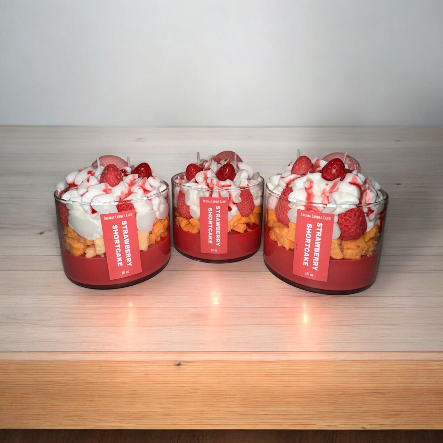Strawberry Shortcake Decorative Candle